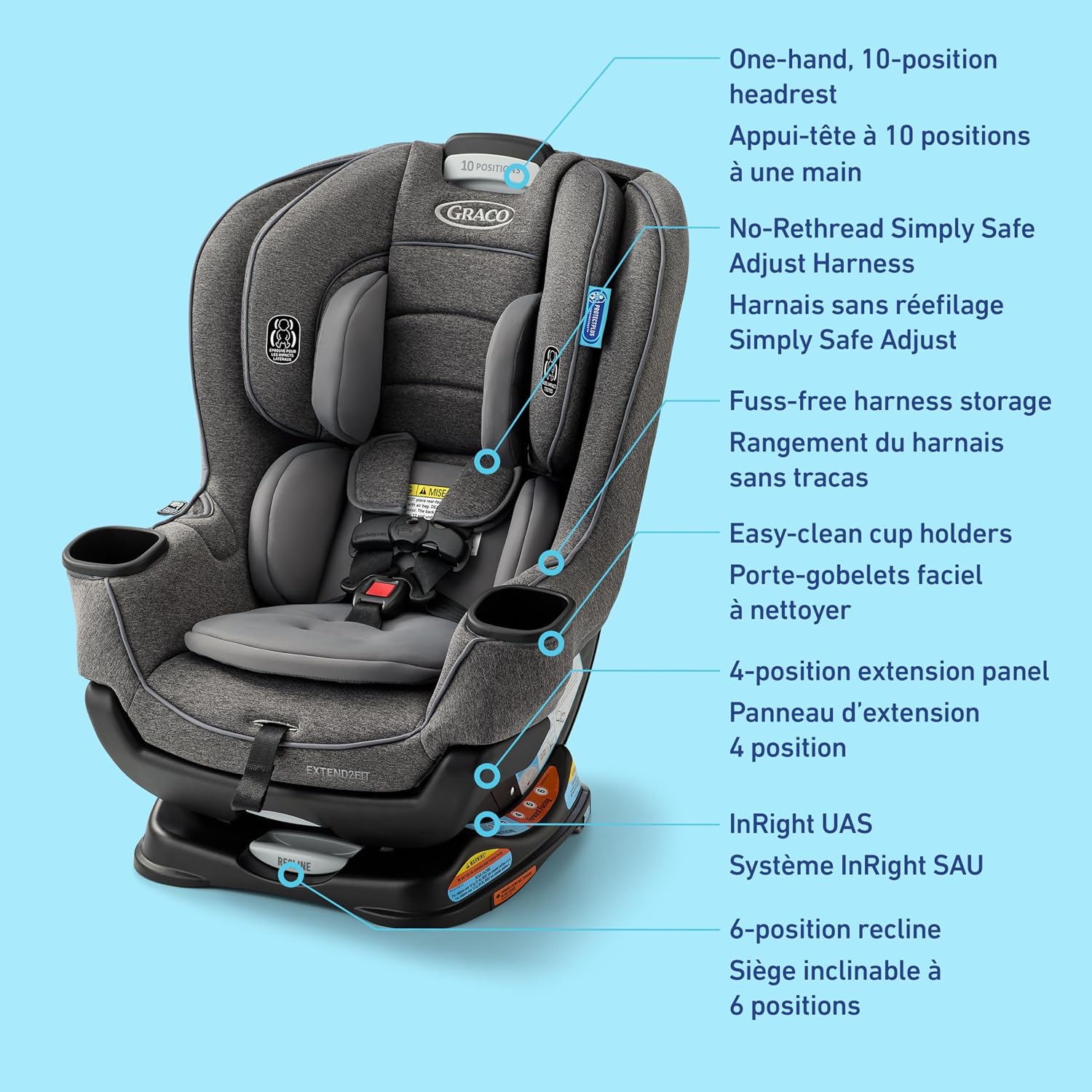 Thumbnail 6 de Graco Convertible Car Seat Cullen