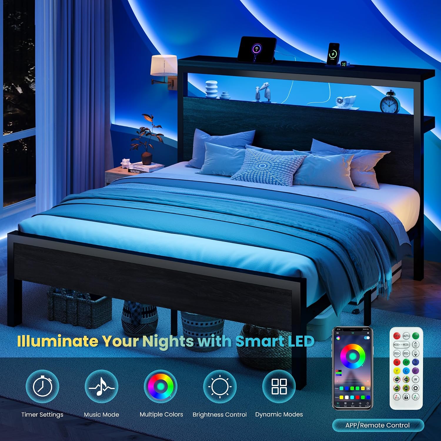 Thumbnail 6 de SHA CERLIN Queen Bed Frame