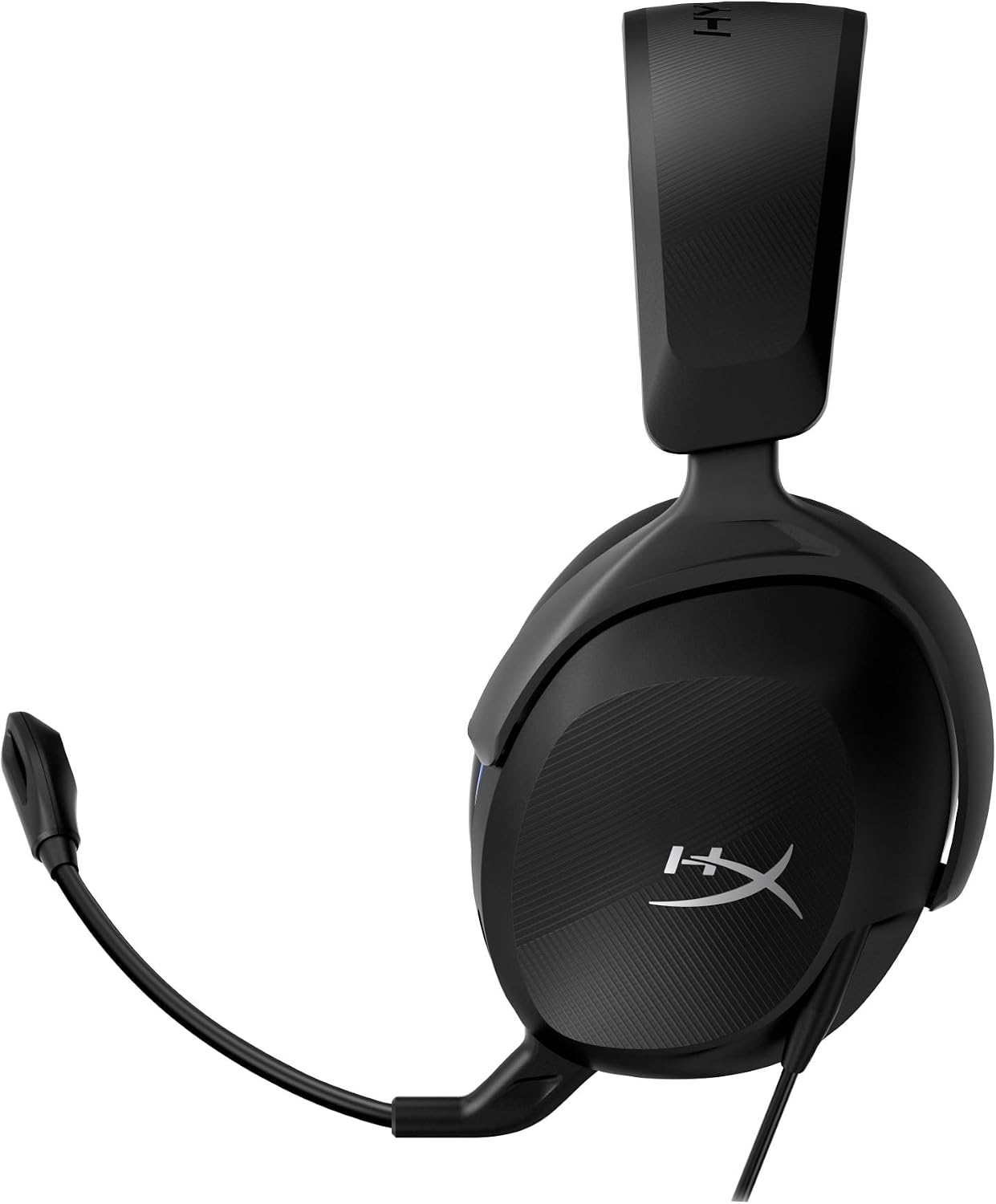 Detalle de HyperX Cloud Stinger II Core – Cuffie da gaming cablate 3,5 mm per PC e PlayStation (PS4/PS5), memory foam in tessuto, nero