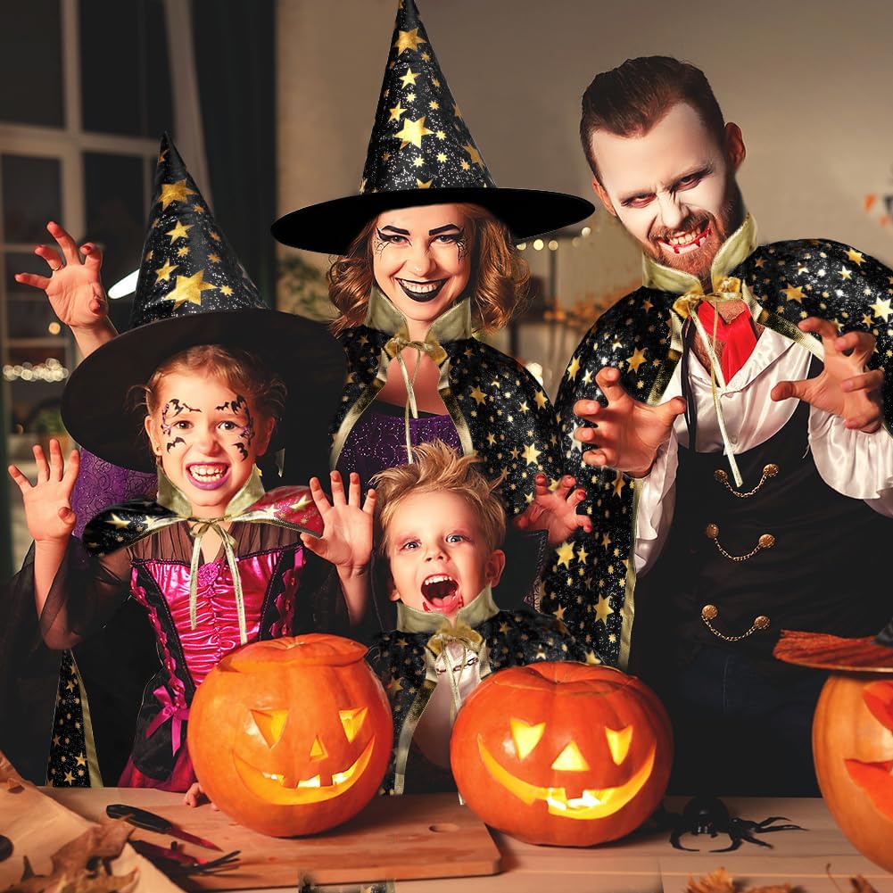 Thumbnail 6 de AYBUY Mantello da Strega con Cappello per Bambini – Set Magia Halloween