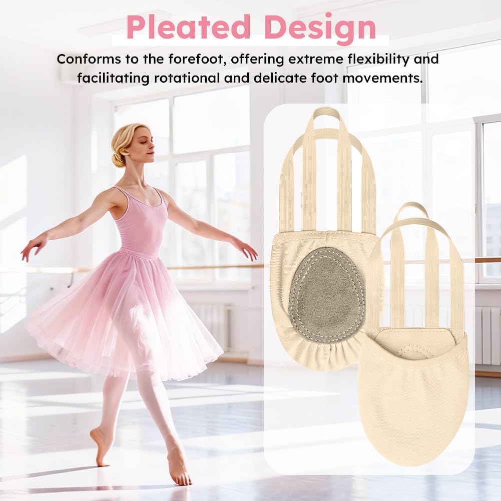 Thumbnail 4 de DiULi Mezze Scarpette da Danza Balletto – Scarpe ginniche per donna e ragazza (S‑L)