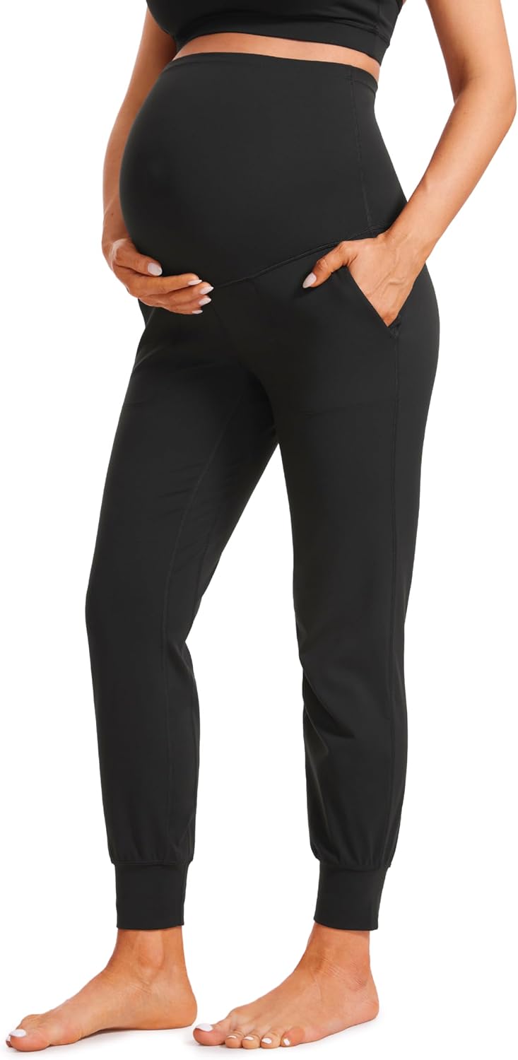 Thumbnail 6 de CRZ YOGA Women's Butterluxe Maternity Joggers with Pockets – 28" High Waist