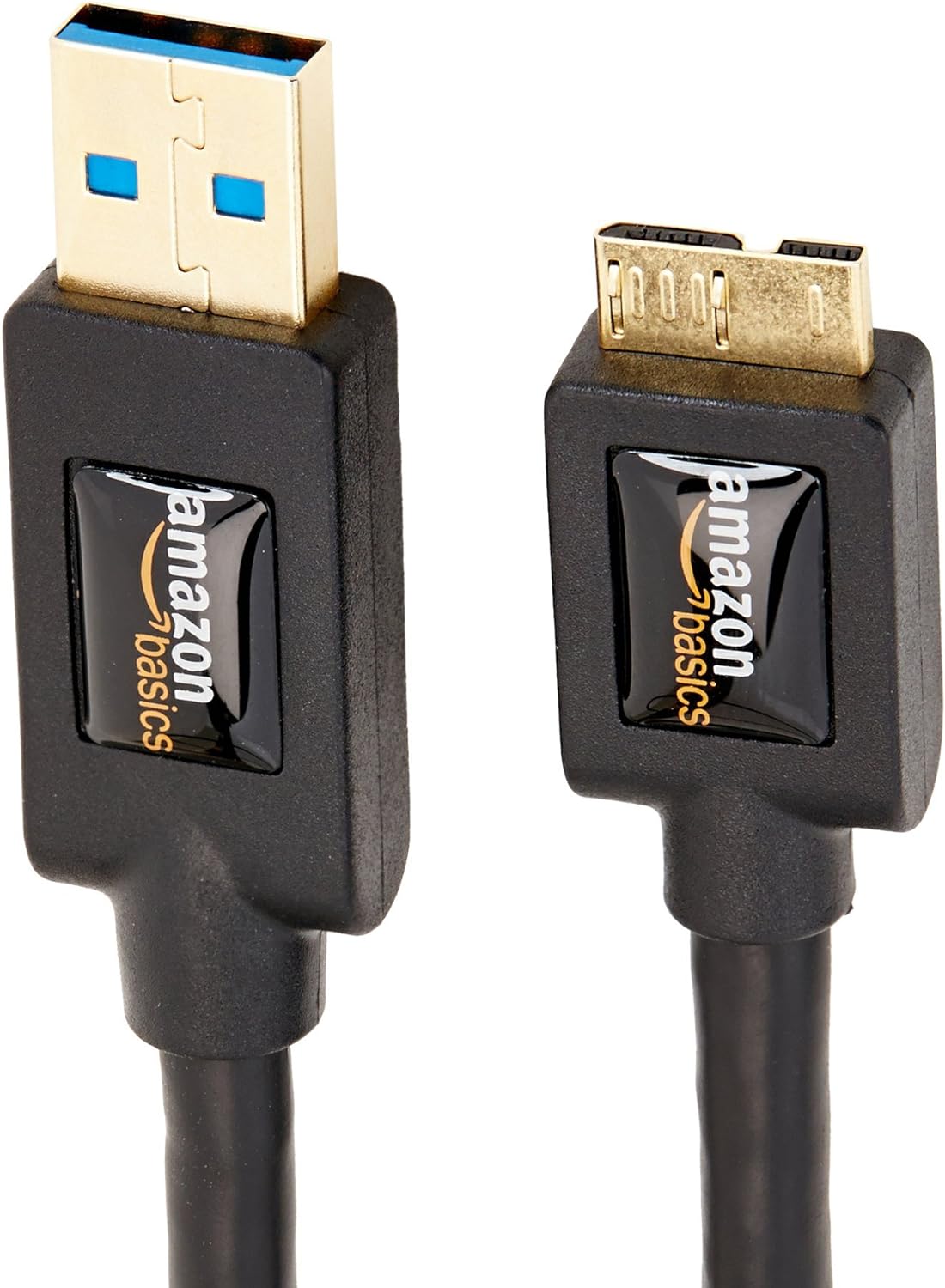 Detalle de AmazonBasics USB 3.0-Kabel, Typ USB-A Stecker auf Micro USB, 1,8 m, Schwarz