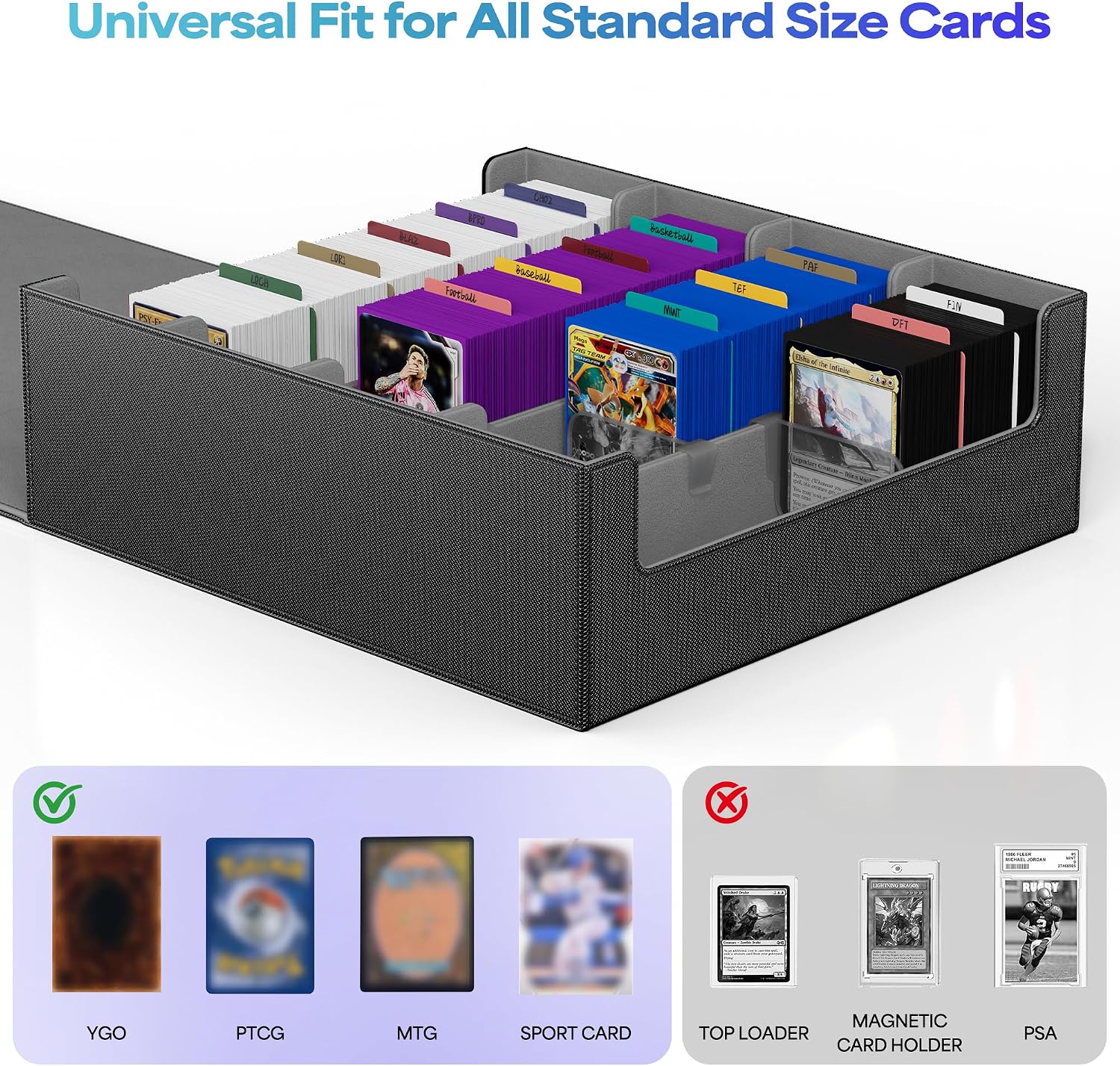 Thumbnail 1 de UAONO Card Storage Box for MTG Cards