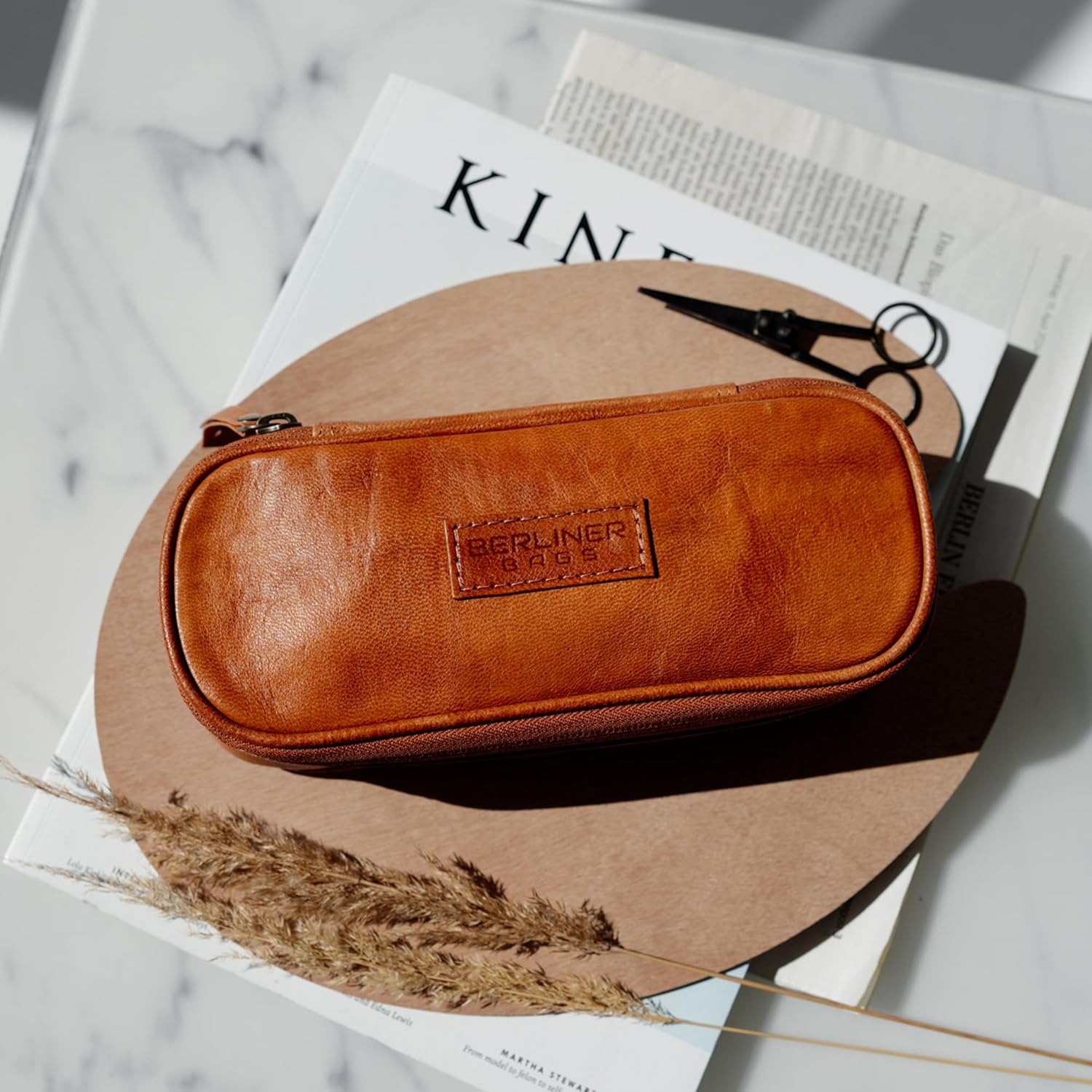 Thumbnail 1 de Berliner Bags Felix trousse cuir 22,5 cm ✏