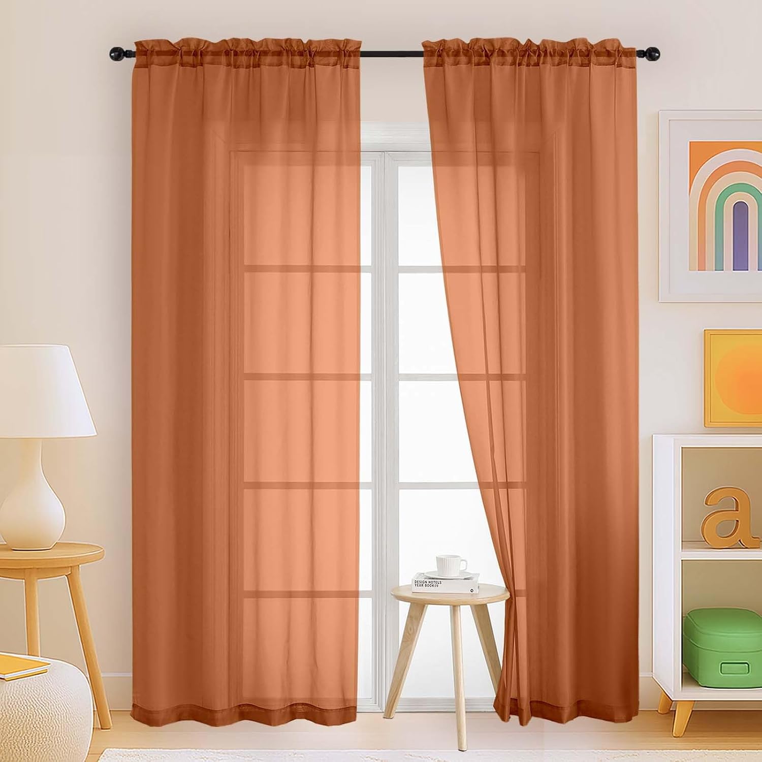 Detalle de Ebesto Sheer Curtains 90 Inches