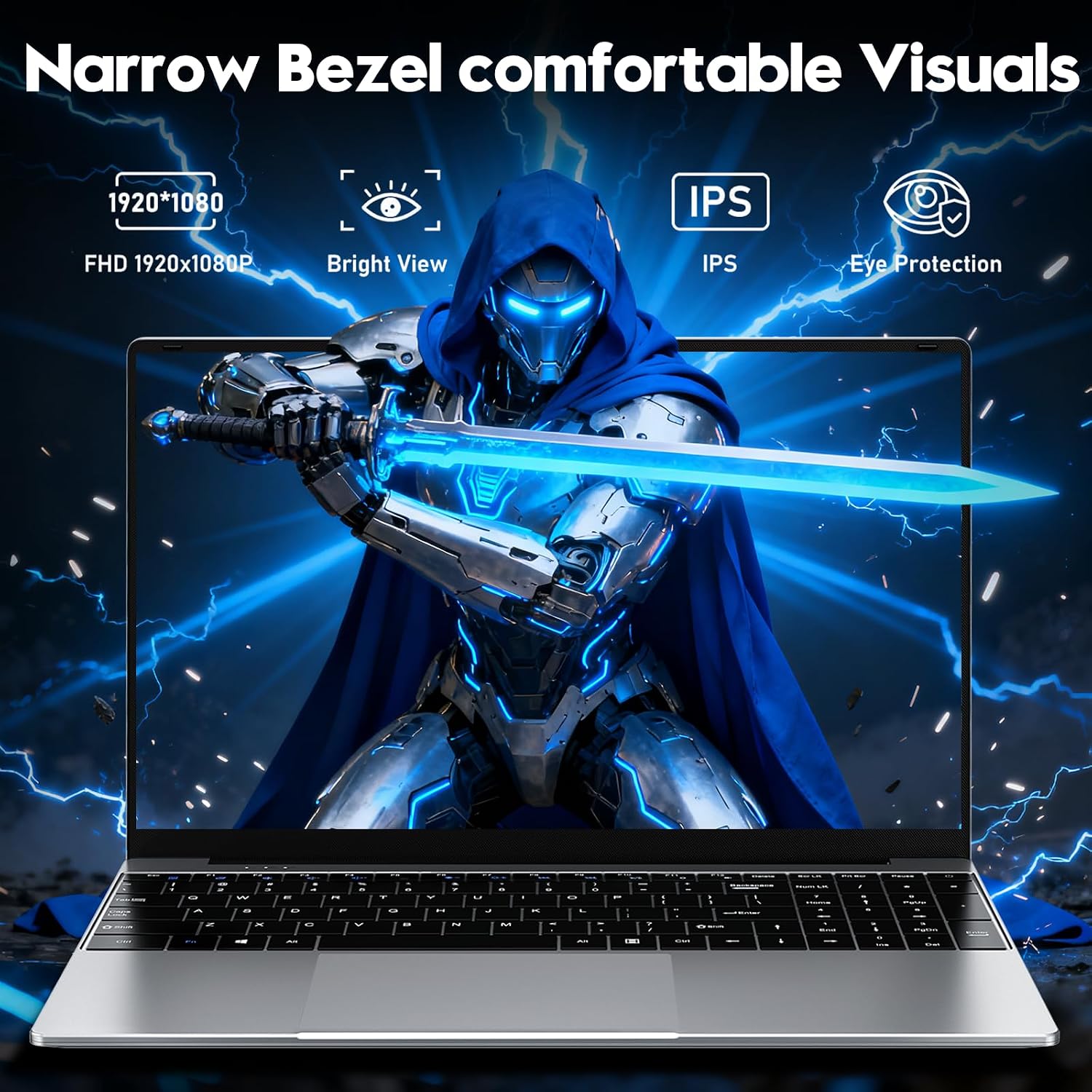 Thumbnail 3 de NIAKUN Laptop with Windows 11 Pro (2026) — 15.6" FHD, 16GB RAM, 256GB SSD