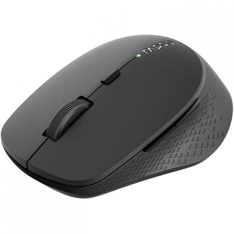 Detalle 2 de Rapoo M300 Ratón Óptico Inalámbrico Silent Multi-Mode Gris Oscuro