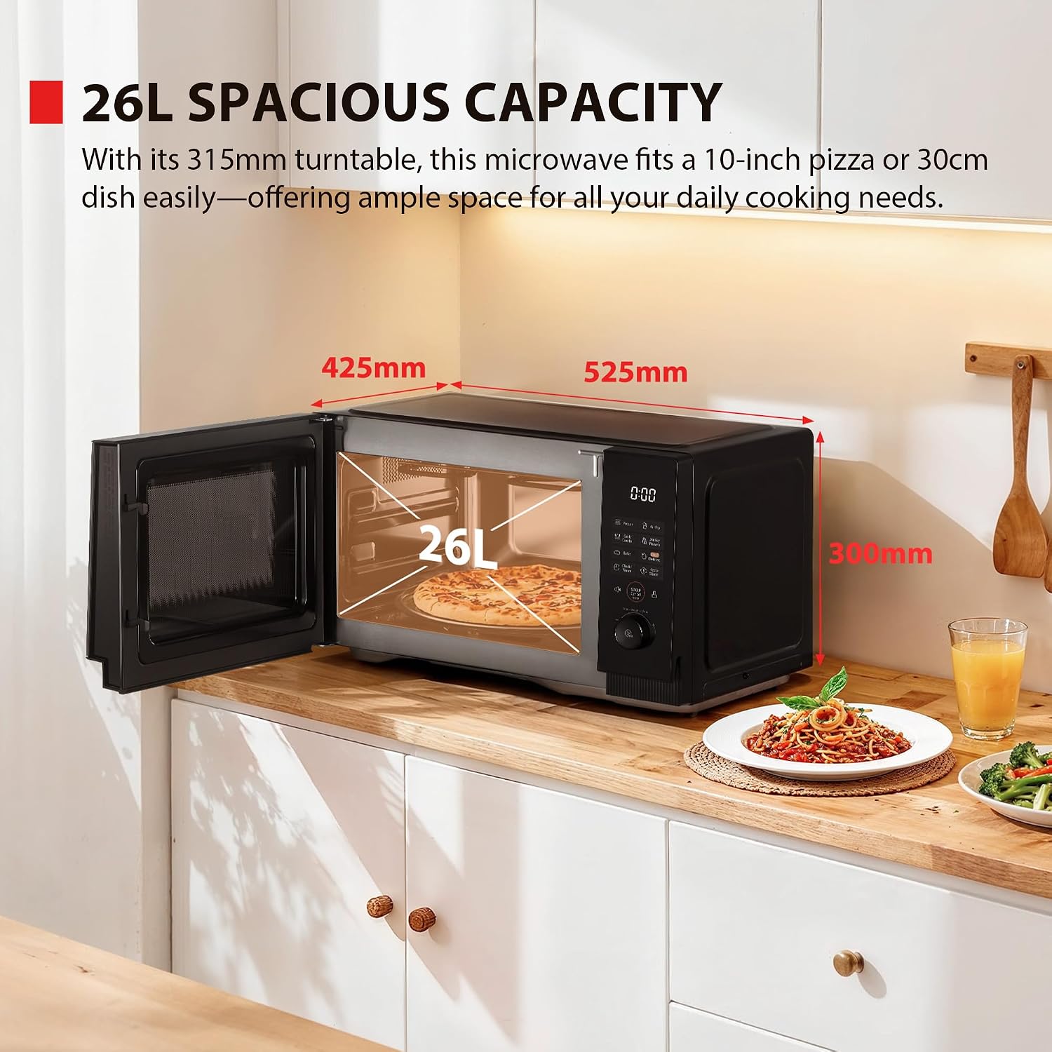 Thumbnail 5 de TOSHIBA MV2-EC26SF 26L Air Fry Microwave