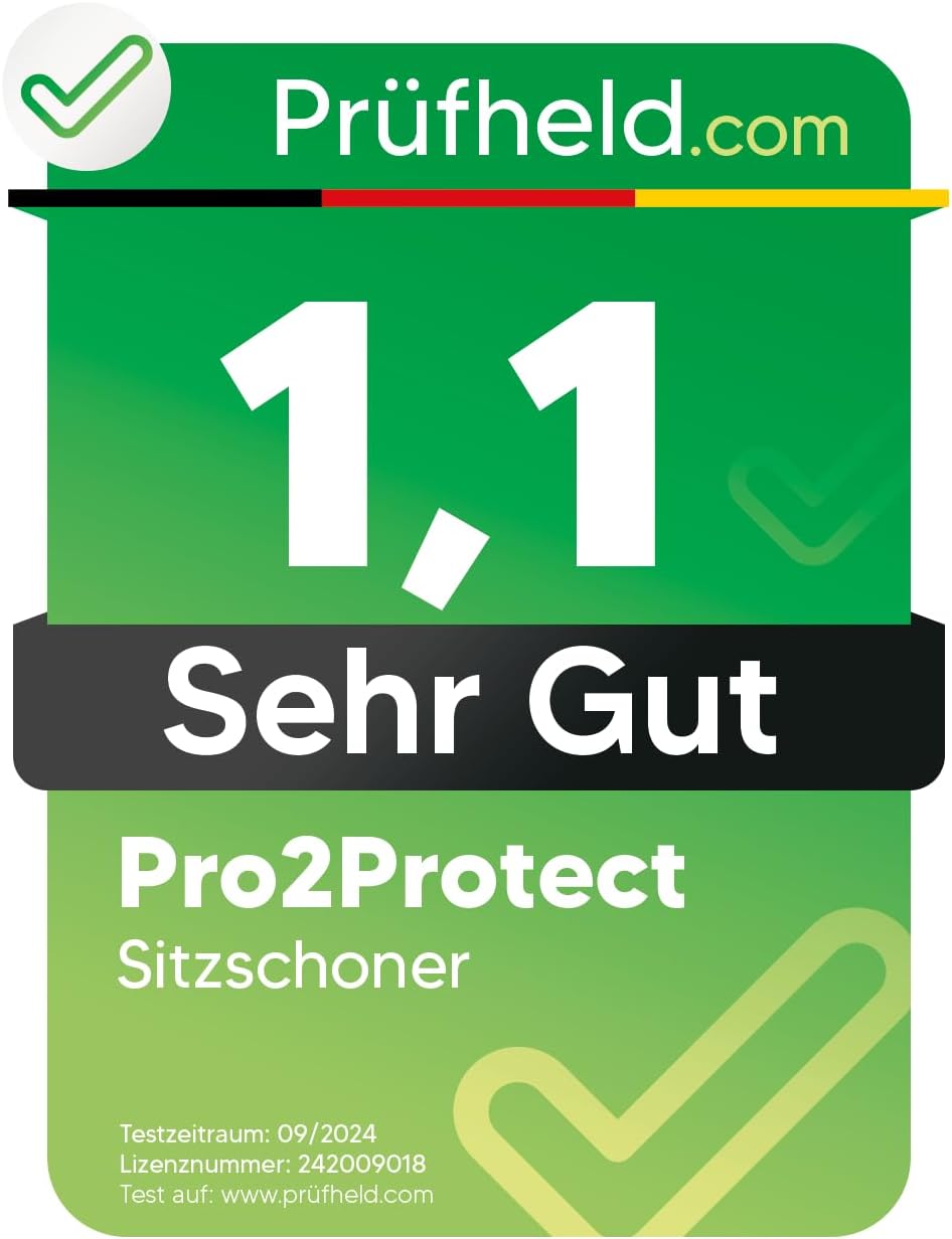 Thumbnail 6 de Pro2Protect® 2x Autositzschoner Vorderseite – wasserdicht, schmutzabweisend, ohne Seitenairbag