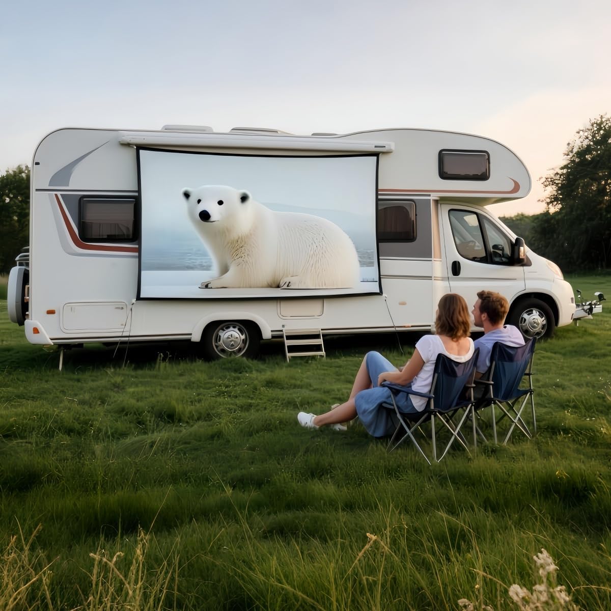 Thumbnail 6 de Leinwand Beamer 150 Zoll 16:9 HD Outdoor