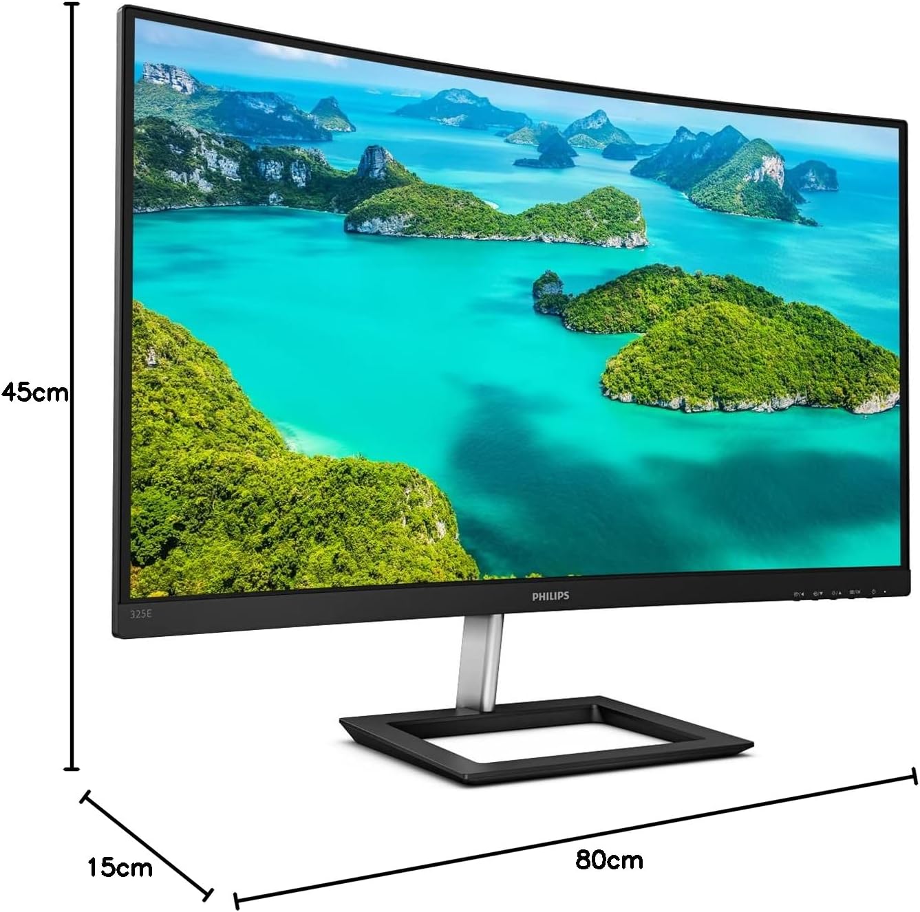 Thumbnail 6 de Philips 325E1C 32-inch Curved QHD Monitor: a practical choice for everyday productivity and media