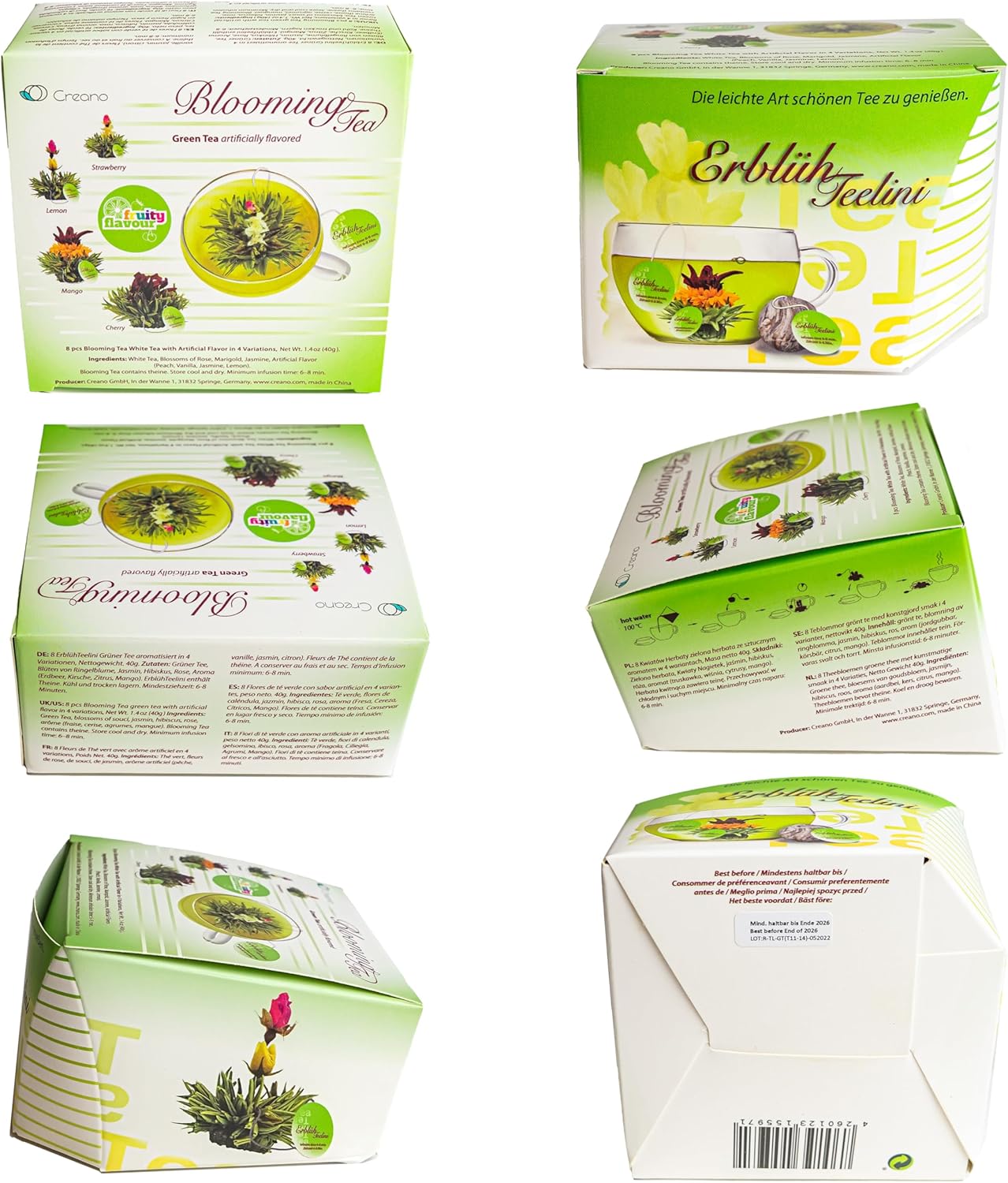 Thumbnail 4 de Creano Teelini tè fiorito 8 fiori 🍵