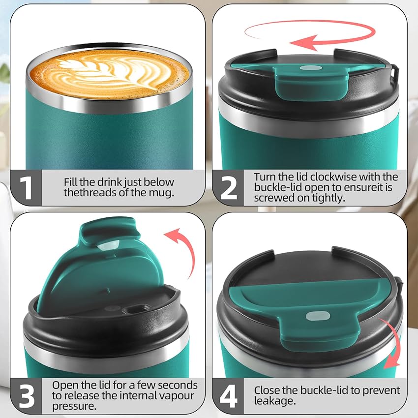 Thumbnail 4 de HoneyHolly Termo Cafe 600 ML — vaso térmico para coche