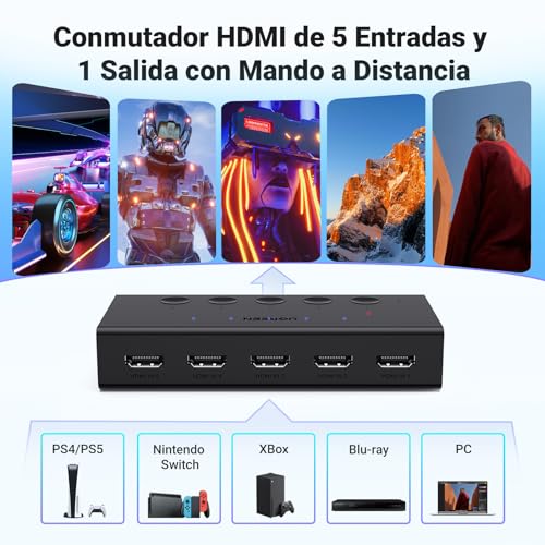 Thumbnail 1 de UGREEN HDMI Switch 4K 60Hz con mando