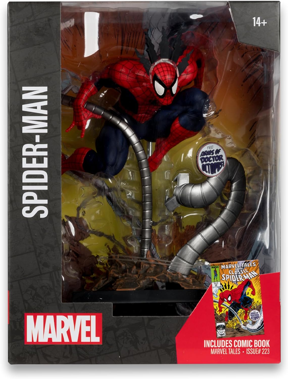 Thumbnail 4 de McFarlane 14818 Spider-Man 1:6 Scale Collectible with Scene & Comic