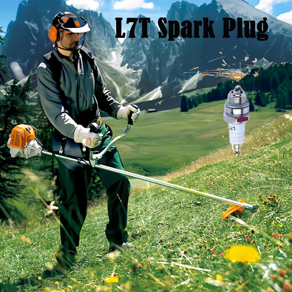 Thumbnail 6 de 2 PCS L7T Universal 2-Stroke Spark Plugs for Outdoor Power Tools