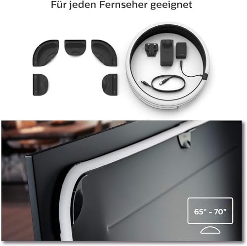 Thumbnail 1 de Philips Hue Gradient Lightstrip 65 Zoll – dimmbar, curvature für TV mit 16 Mio. Farben
