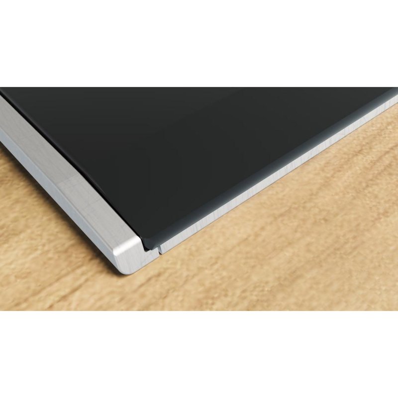 Detalle 2 de Placa Bosch Serie 8 PRB3A6I40: 2 Zonas FlameSelect, 30 cm, vidrio negro