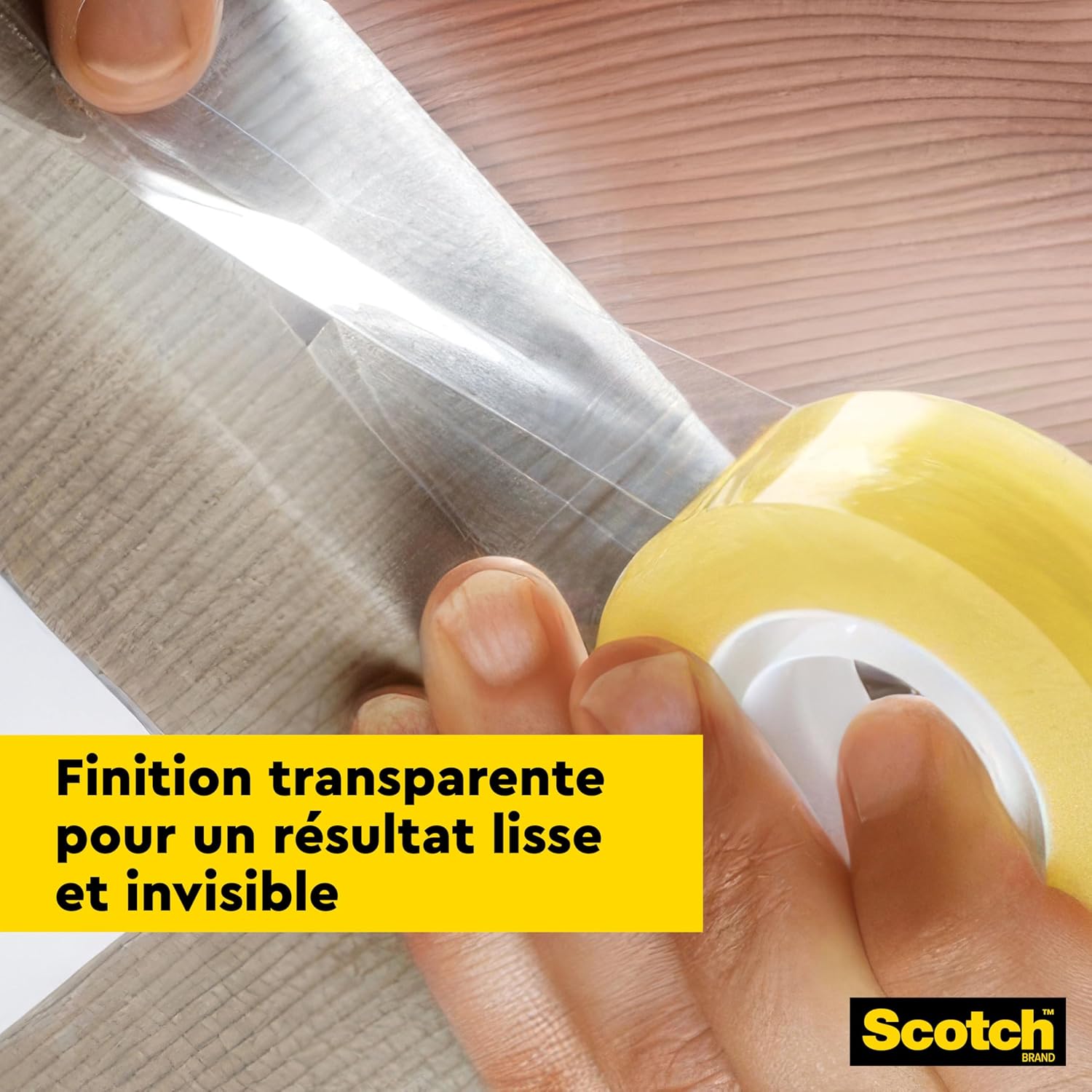 Thumbnail 3 de Scotch Ruban Adhésif Transparent - 8 Rouleaux (19 mm x 33 m) pour École, Maison et Bureau