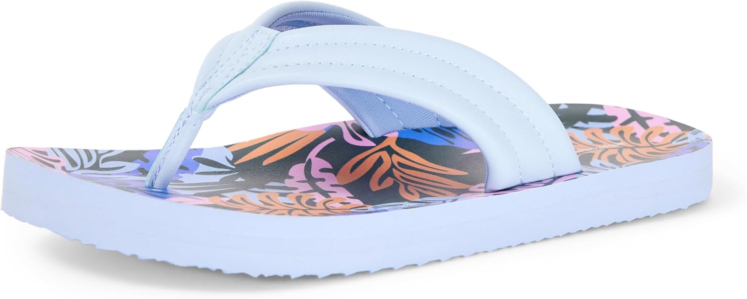 Detalle de Amazon Essentials Unisex Kinder Flip-Flop mit Zehentrenner – komfortable Sommer-Gummisohlen