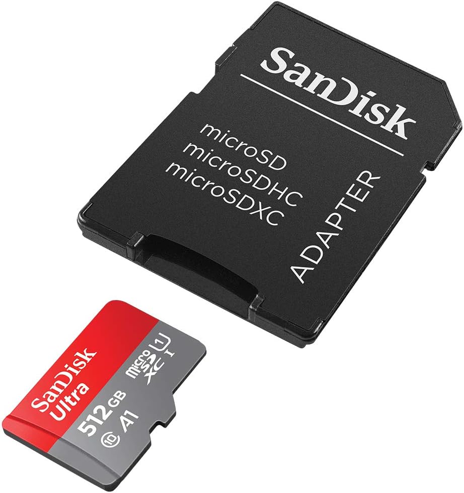 Detalle de SanDisk Ultra microSDXC 512 GB UHS-I für Chromebook + Adapter – 150 MB/s, A1, Class 10, U1