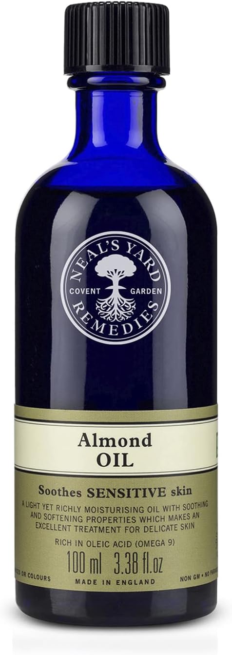 Detalle de Neal's Yard Remedies Almond Oil Moisturise & Soothing for Sensitive Skin, 100ml