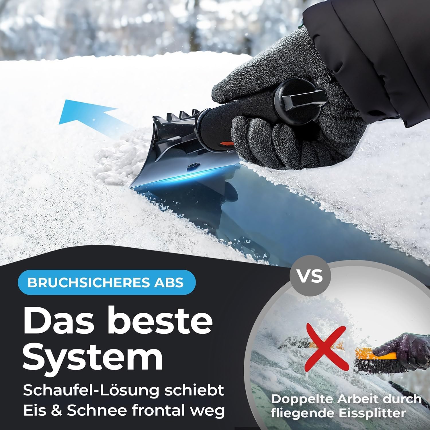 Detalle 2 de LYVANAS Eiskratzer Auto–Testsieger 2025