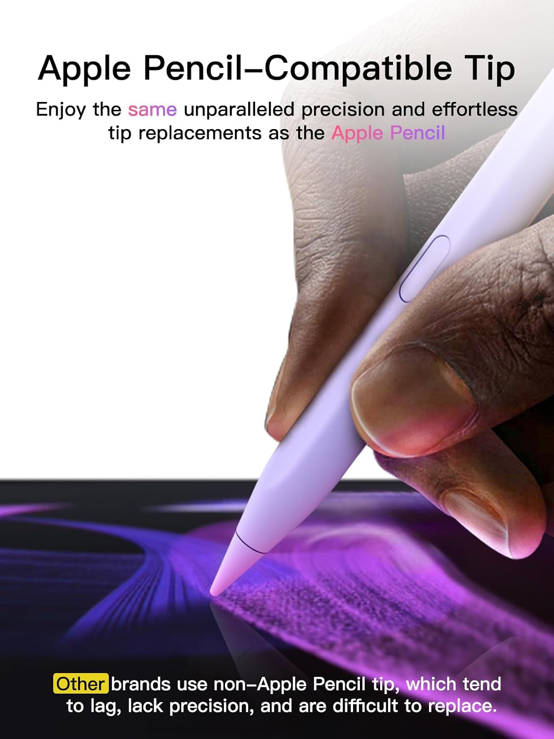 Thumbnail 2 de Pencil for iPad (2018-2026): USB-C Fast Charging Stylus with Tilt Sensitivity