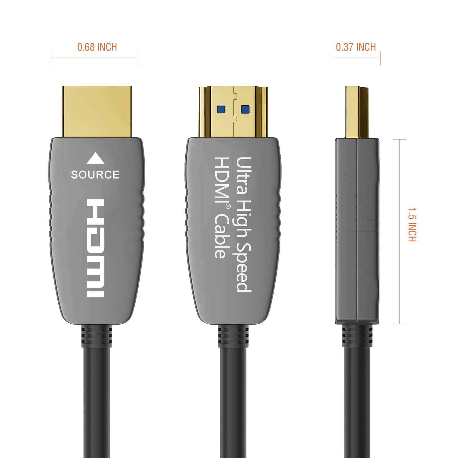 Thumbnail 6 de RUIPRO 8K HDMI 2.1 Certified Fibre Optic Cable – CL2 Rated, 7.6m