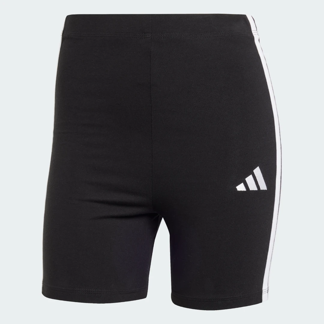 Thumbnail 3 de Mallas cortas Essentials High Waisted Biker 3 bandas de Adidas