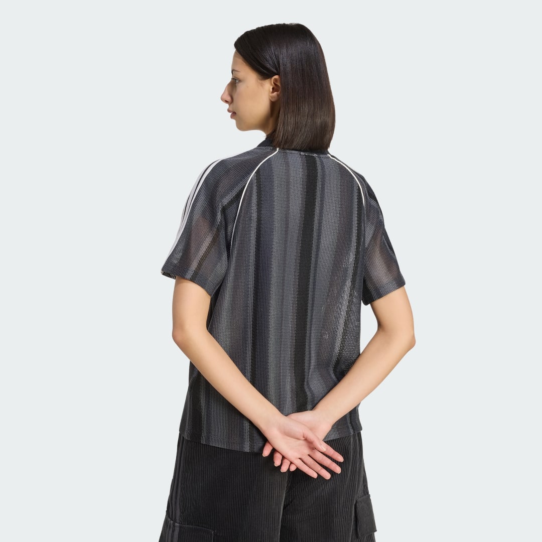 Detalle 2 de Camiseta de gran tamaño Summer Glow de adidas Originals en negro