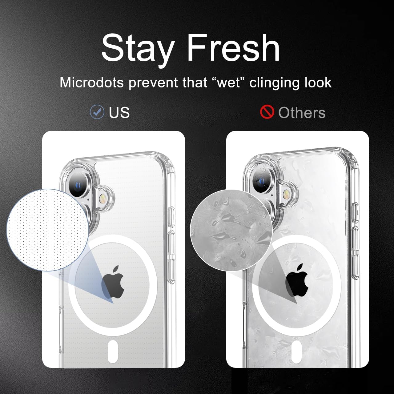 Detalle de tigratigro Cover Magnetica iPhone 17 – Compatibile MagSafe, anti-ingiallimento e antiurto