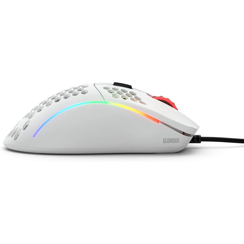 Detalle de Glorious Model D Ratón gaming 12.000 DPI Blanco