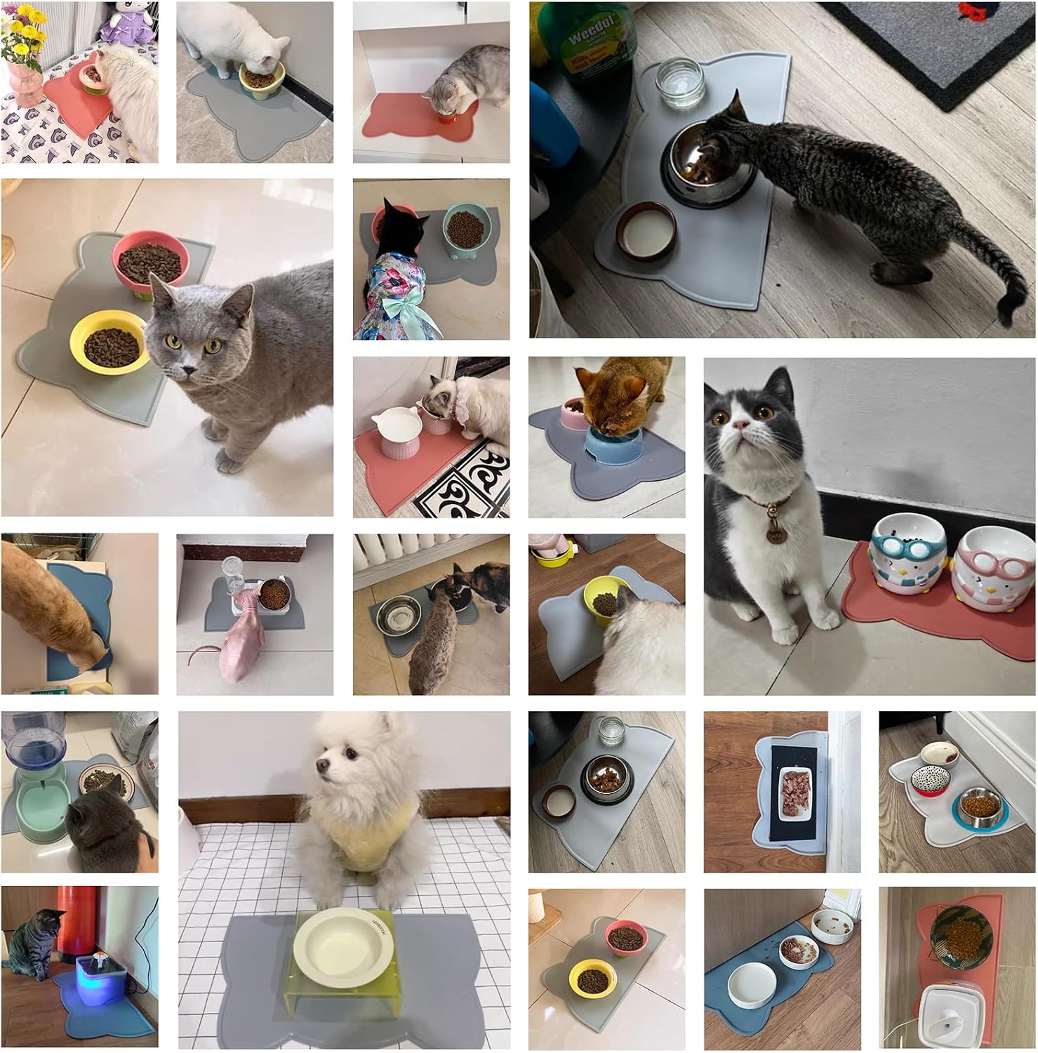 Thumbnail 6 de septillar Cat Food Mat 52x30 cm