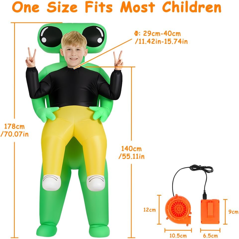 Detalle de Costume gonflable extraterrestre 210T 60 s