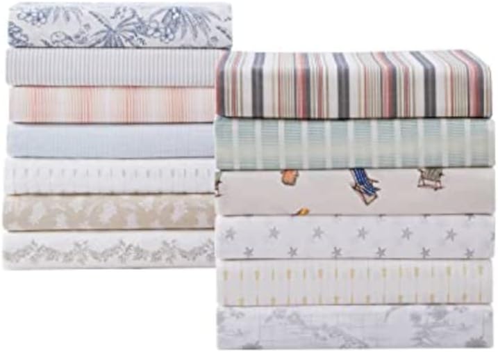 Thumbnail 6 de Tommy Bahama Ala Moana Stripe Blue King – komplet prześcieradeł z perkalu