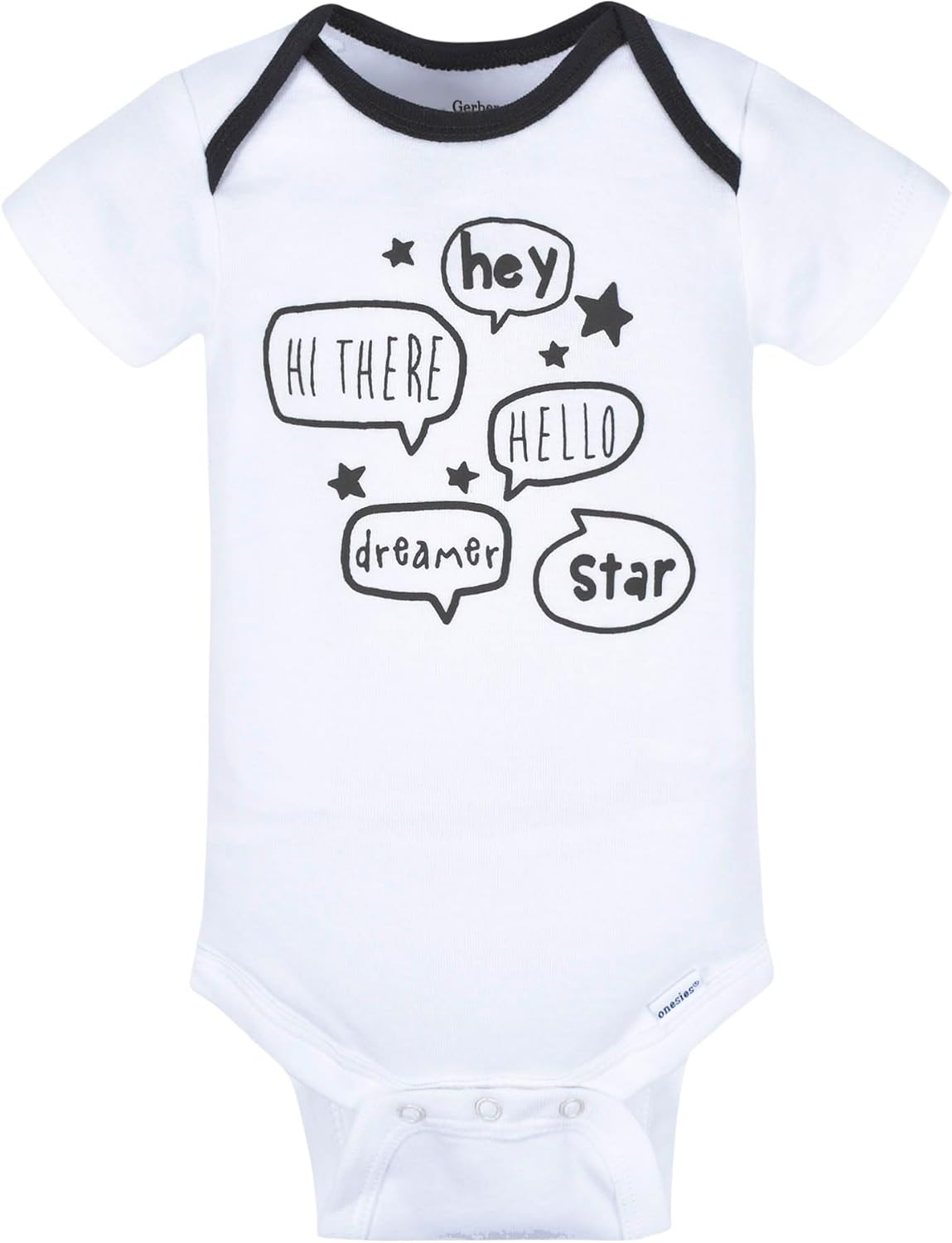 Detalle de Confezione da 8 tutine a maniche corte Gerber Baby Stella per neonato (100% cotone)