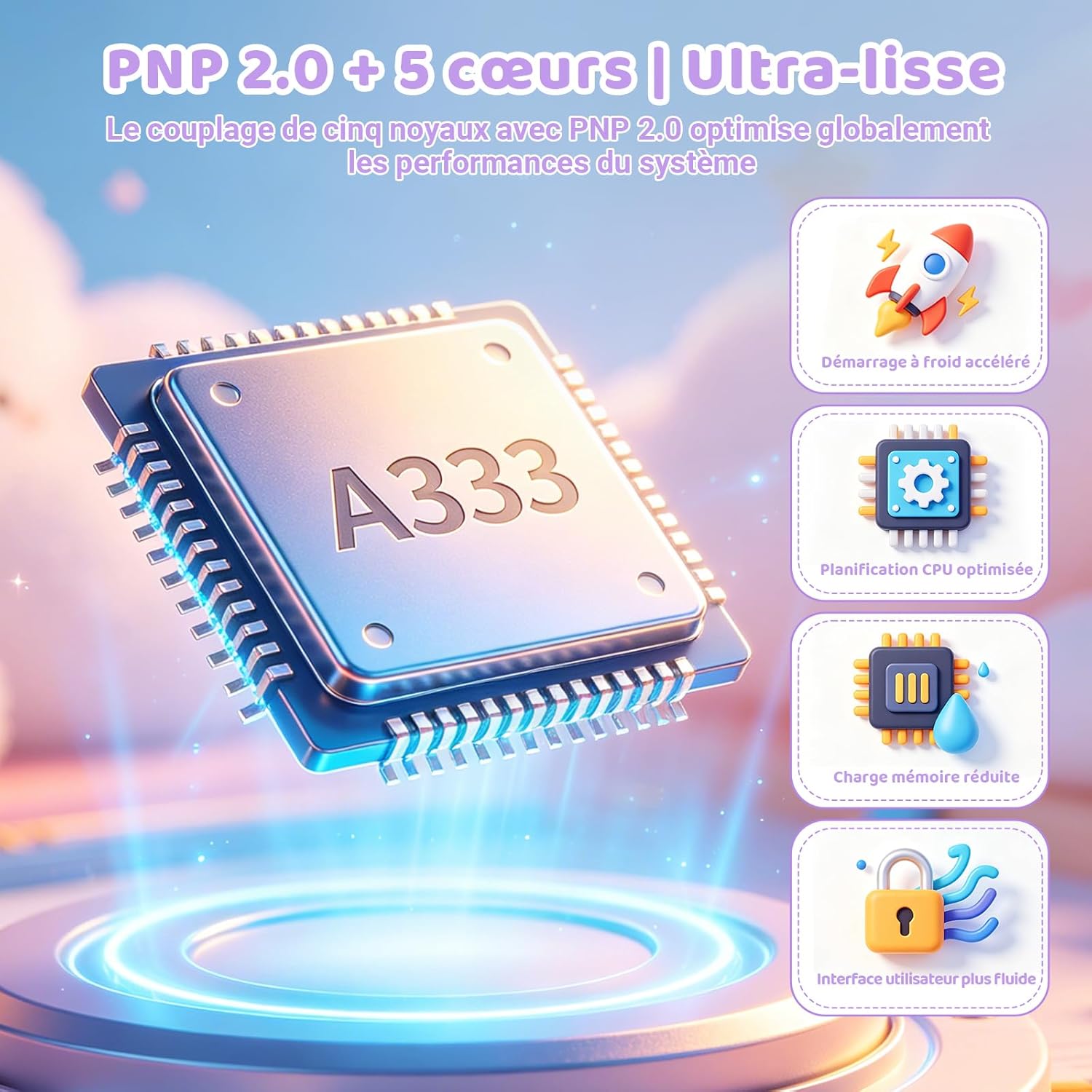 Thumbnail 2 de Laptok Android 16 Tablette Enfants 10 Pouces — mode Bureau, Écran divisé et stockage extensible jusqu’à 1To