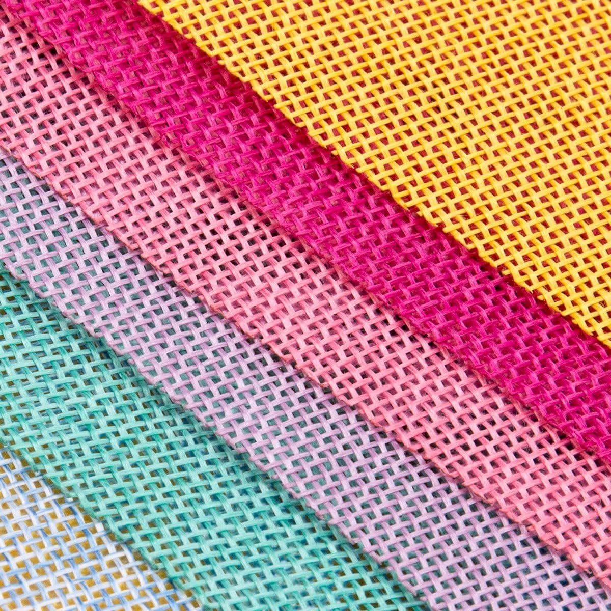 Detalle de Wimpelkette Outdoor, 3 Stück – 36 Flaggen Vintage Garden, wetterfest, Regenbogen-Girlande