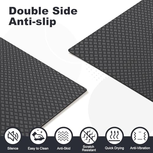 Thumbnail 2 de Tel Charme Anti Vibration Pads for Washing Machine (60×60 cm) – Double-Sided Non-Slip, Cuttable Floor Protector