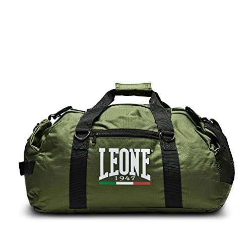 Detalle 2 de LEONE 1947 Borsone Sportivo AC908 – Verde, 70 L, spalline rimovibili