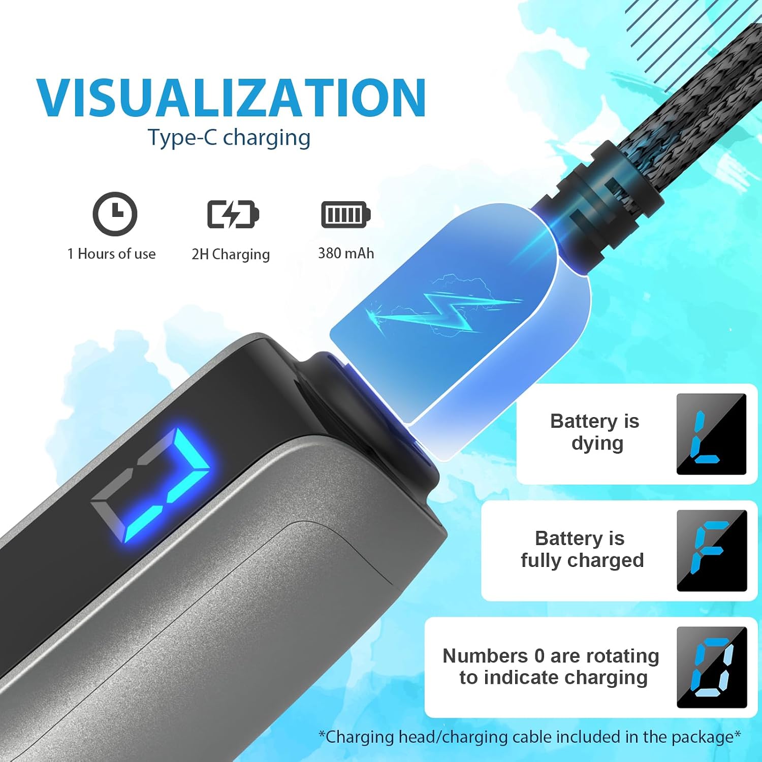 Detalle de Dr Pen M8S Microneedle Roller Pen for Home Use - 0.24mm Derma Roller