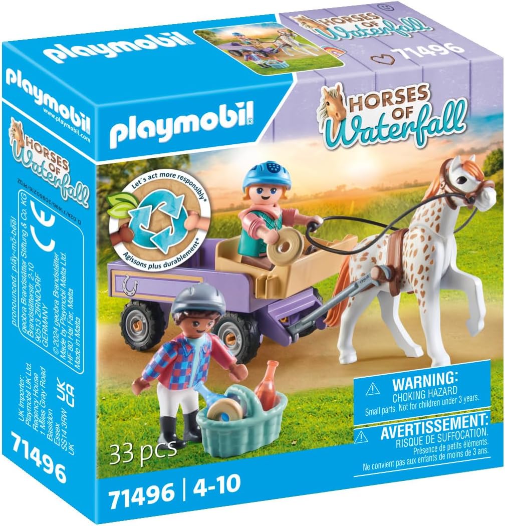 Detalle 2 de PLAYMOBIL 71496 Ponykutsche 4 đŽ