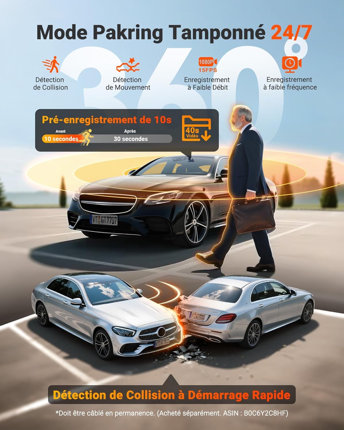 Thumbnail 5 de VANTRUE N5S Dashcam 4 canaux 2,7K