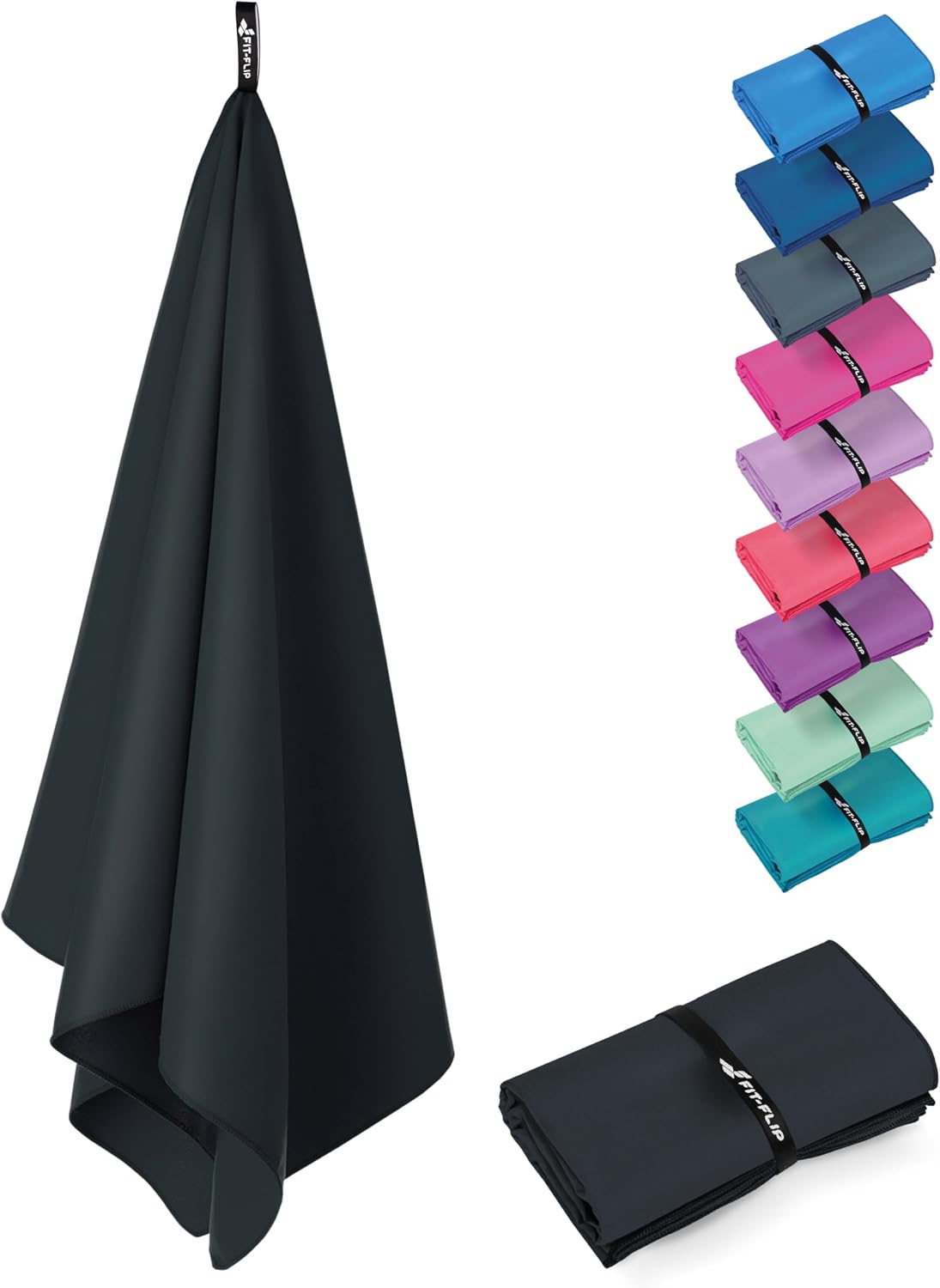 Detalle de Fit-Flip Mikrofaser Handtuch kompakt 60×120 cm
