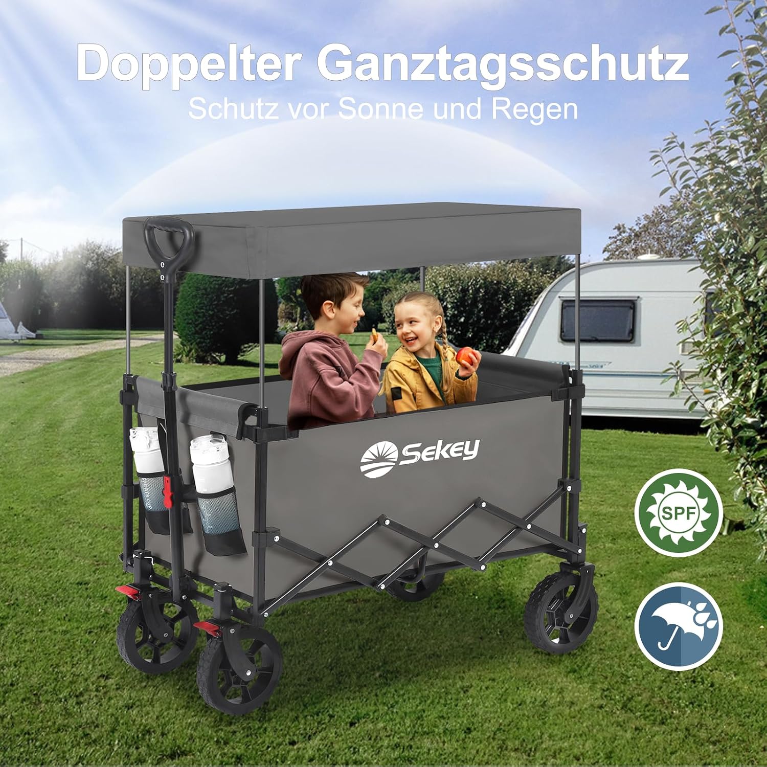 Thumbnail 6 de Sekey S4018 Bollerwagen 150 kg 150 L 🚙