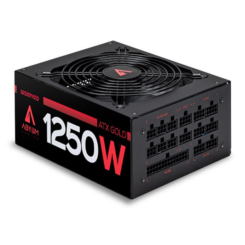 Detalle de Abysm Gaming Morpheo 1250W fuente ATX modular