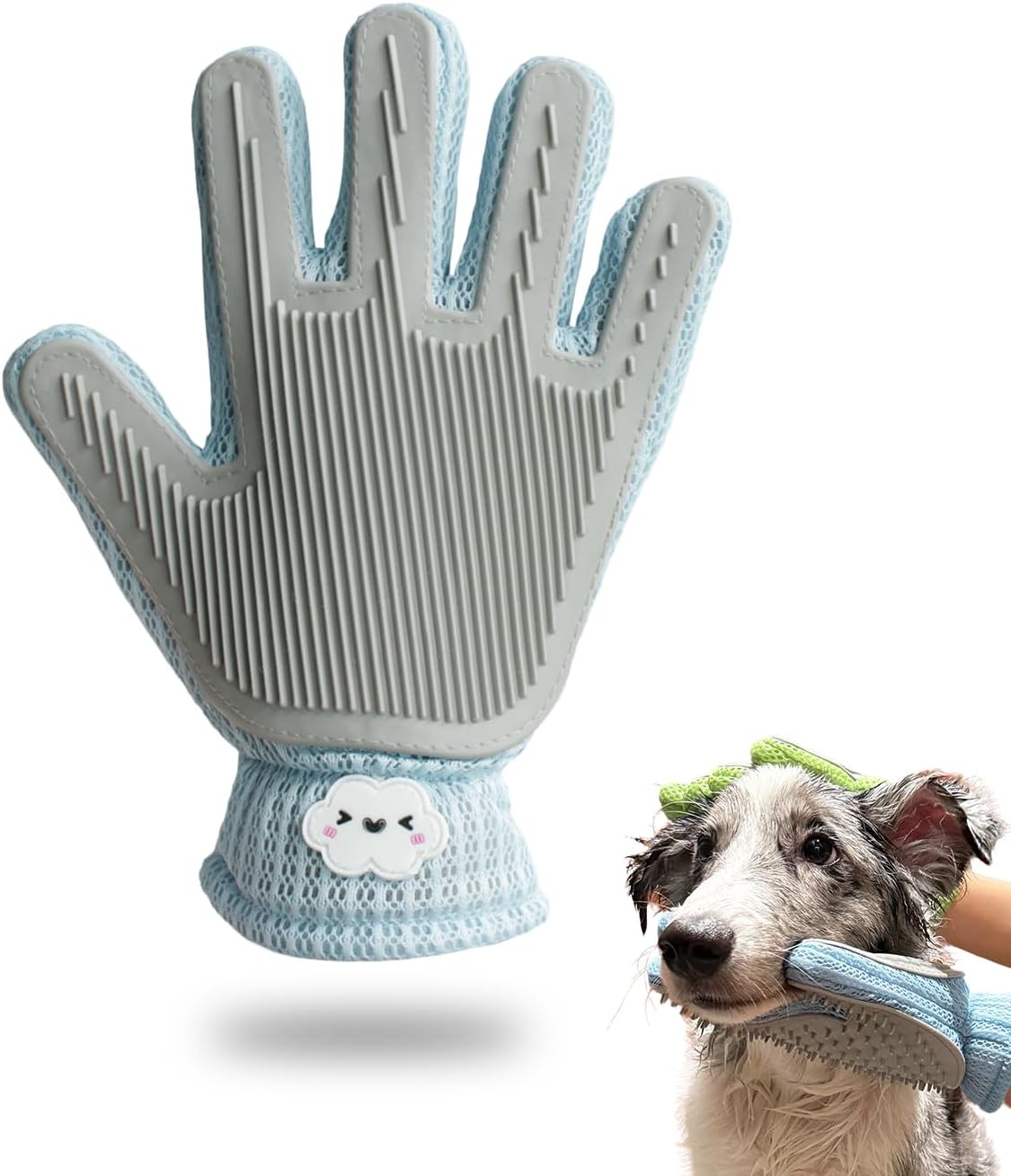 Detalle de ETIALURE 2 in 1 Dog Grooming Glove 1PCS