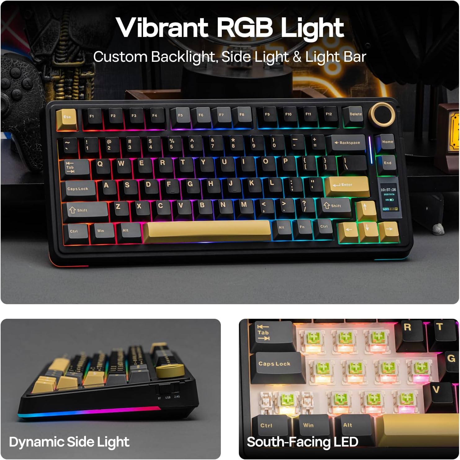 Detalle 2 de EPOMAKER X Aula EA75 MAX Wireless Keyboard